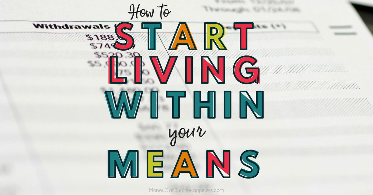 LIVING WITHIN YOUR MEANS - STEPS ON HOW TO ACHIEVE FINANCIAL FREEDOM Image