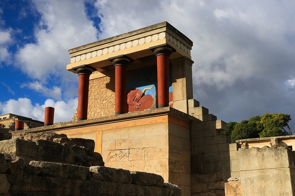 The palace of Knossos 