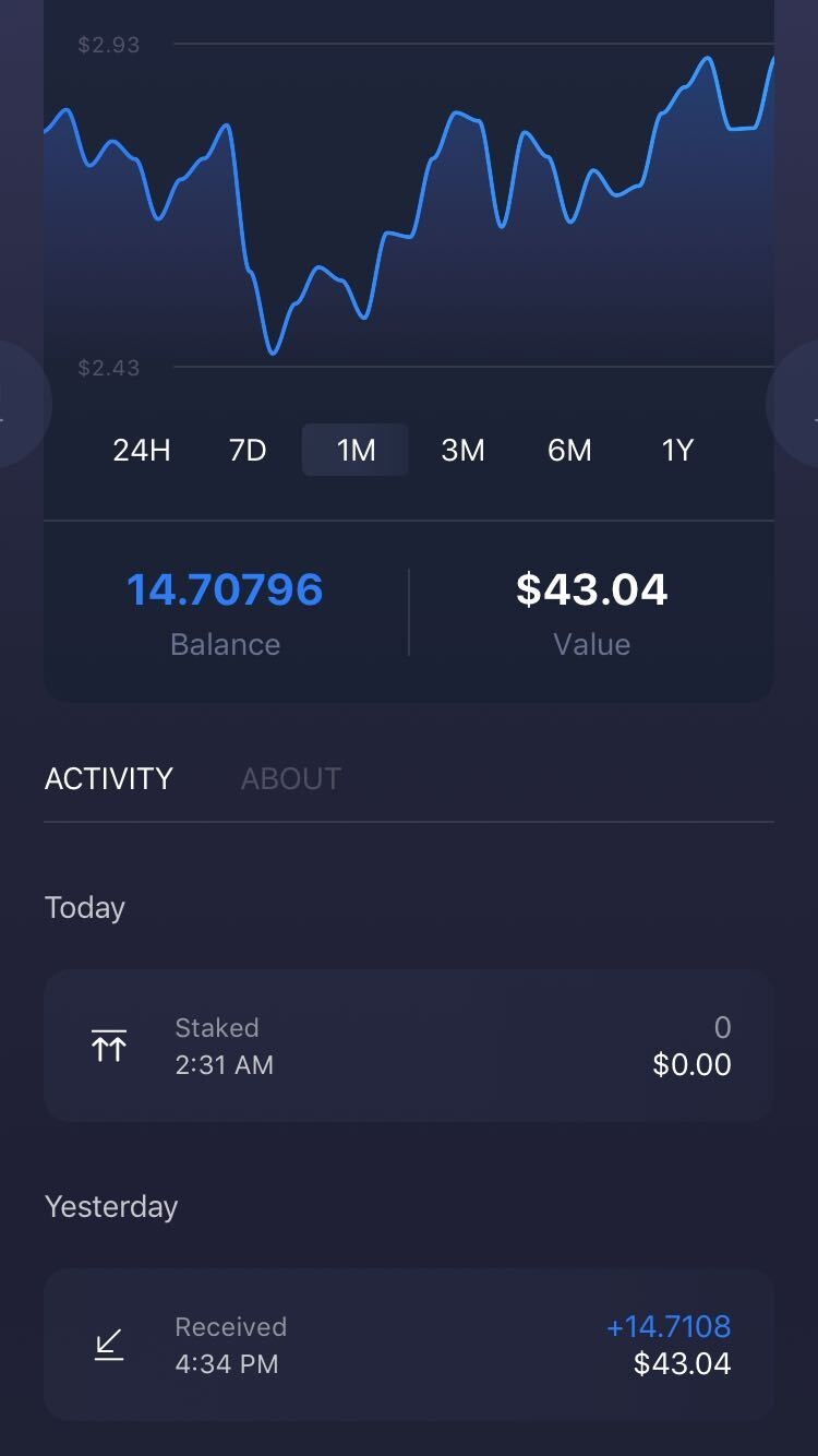 Tezos Staking Guide Via Exodus Mobile Wallet