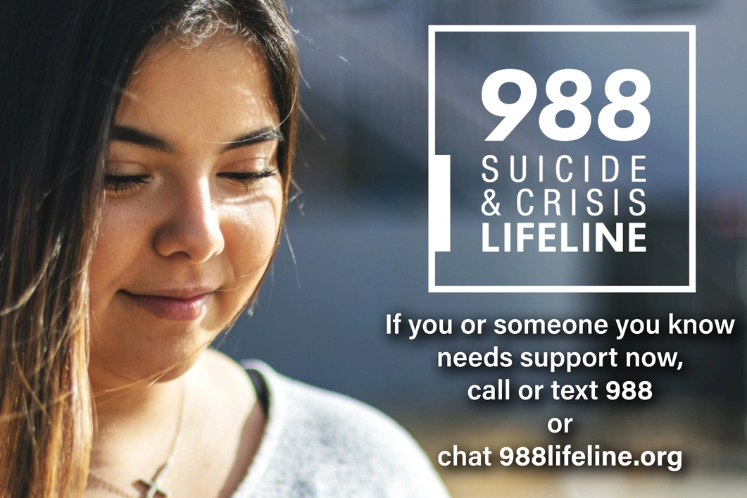 988 Suicide and Crisis Lifeline Poster