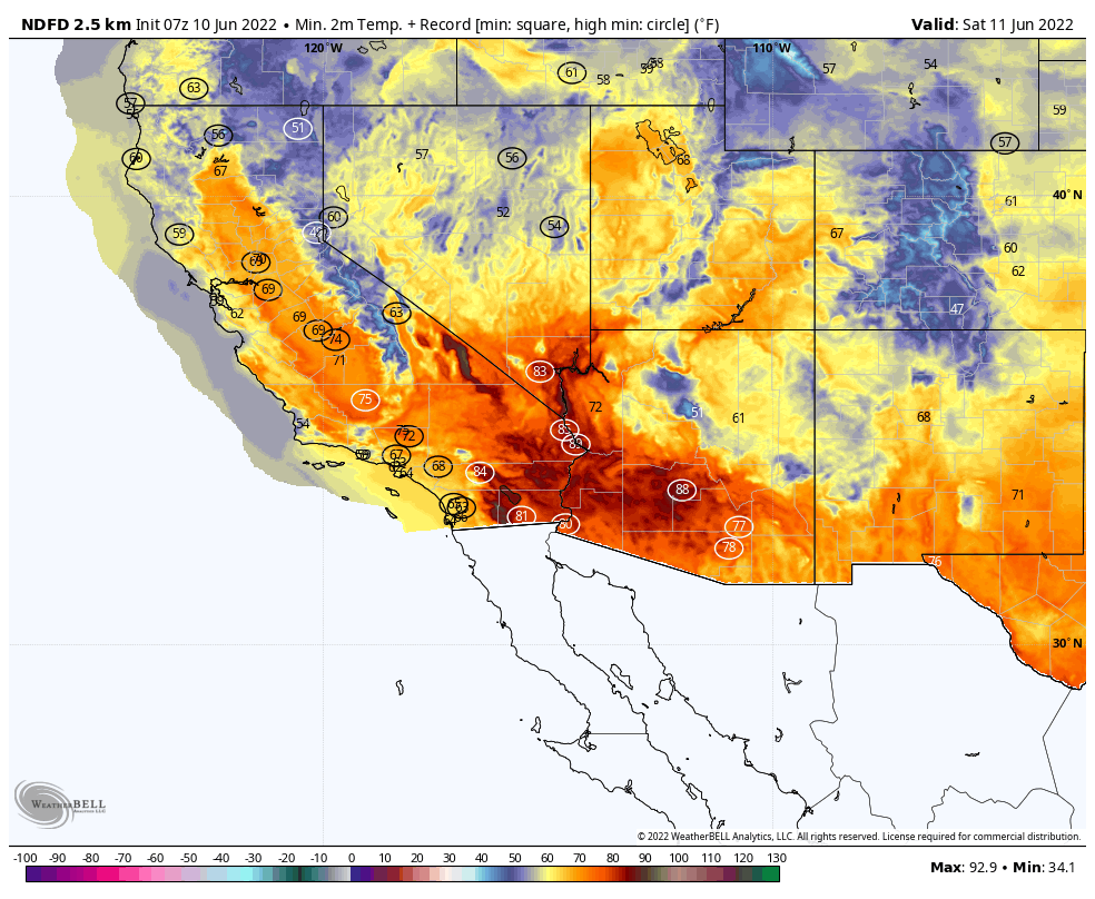 MyRadar Heatwave to Bring Sweltering, Record Heat to Southwest