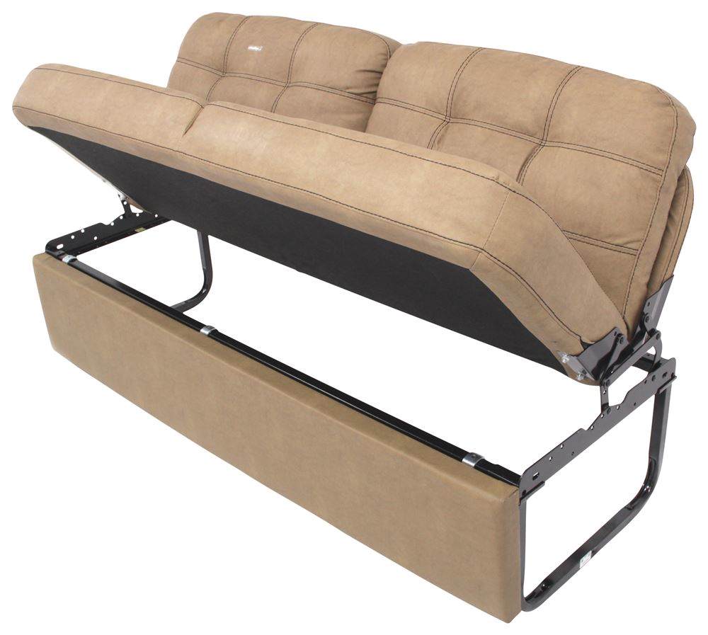 Leather deals jackknife sofa