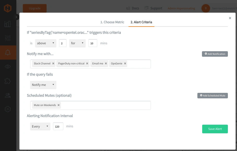 Monitor OracleDB EX with OpenTelemetry and MetricFire - 6