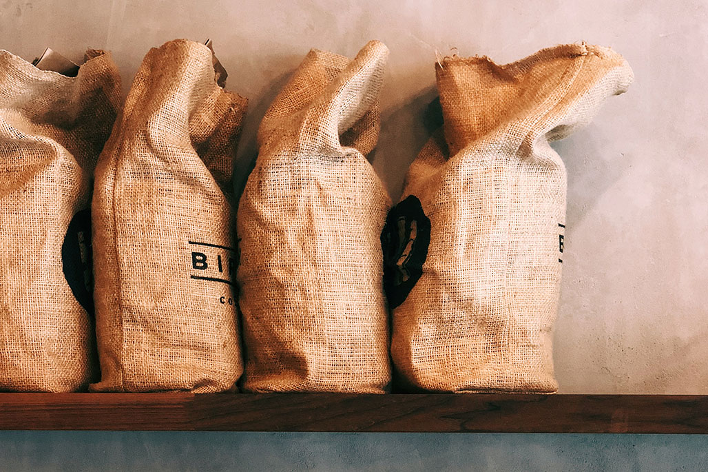 Thanks! I made them!: Coffee Bean Sacks Repurposed into Handbags.