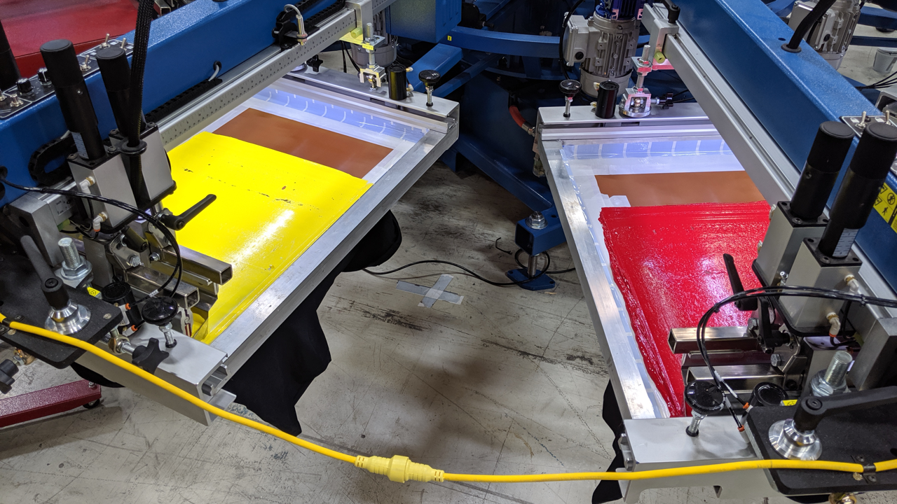 TECHTONGDA Vacuum Screen Printing Press Micro-Registration 16x20 Inch Silk Screen Printing Machine with Stainless Steel Pallet 