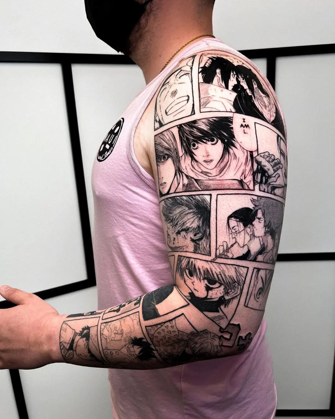 anime tattoo by laure lupo