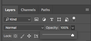 opacity slider