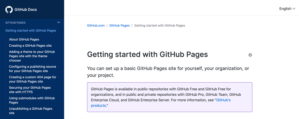 Deploying GitHub Pages static website hosting