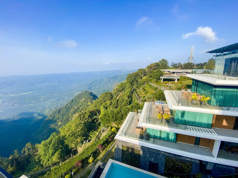 Escala view from the breakfast area