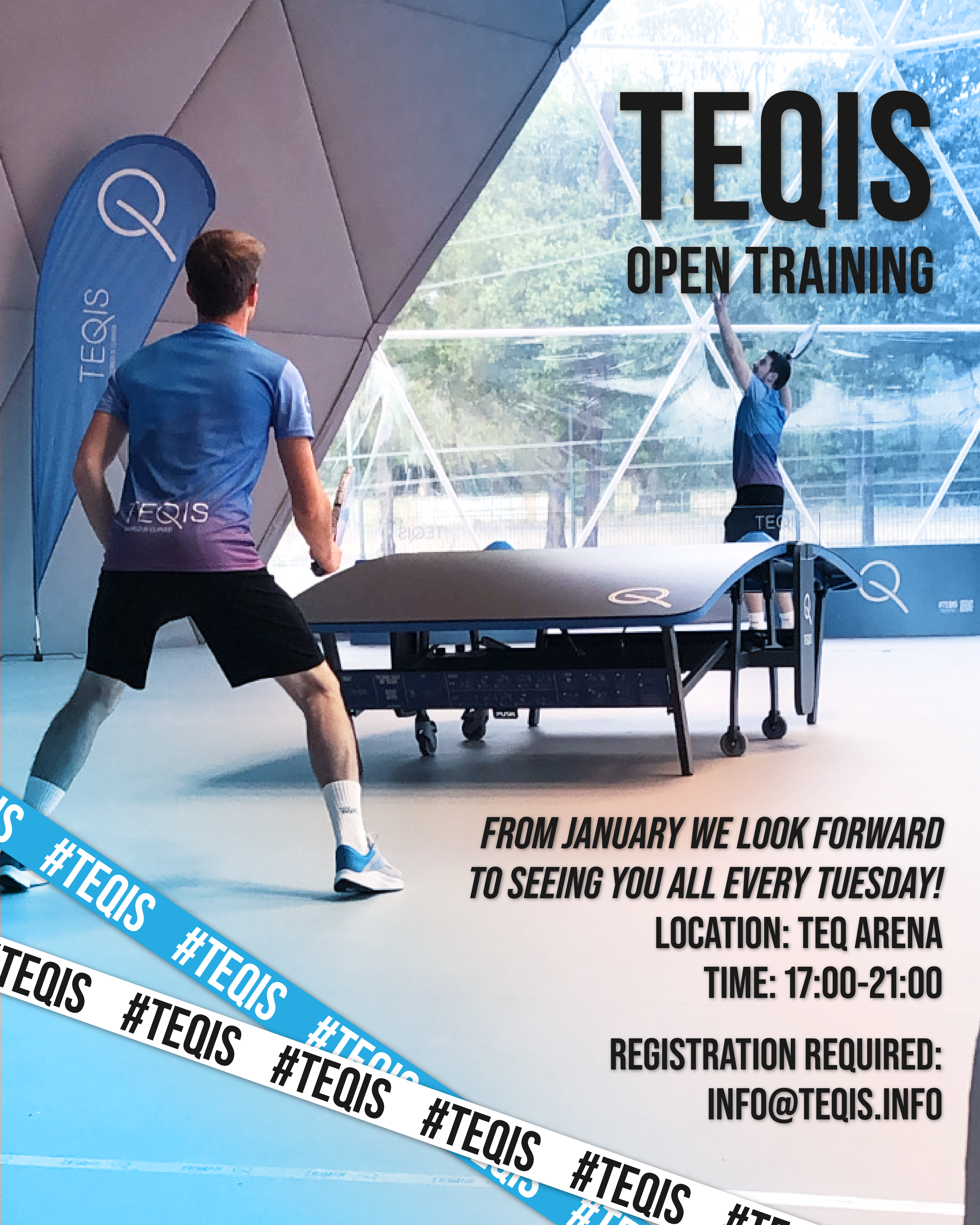 Open Teqis Training at the Teq Arena