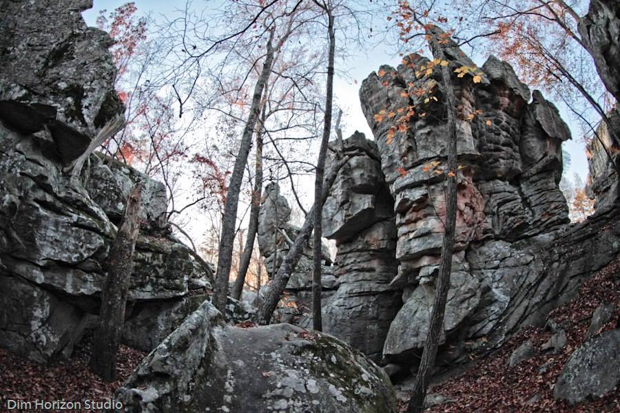 Rock formation at Horse Pens 40 in AL