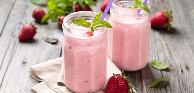 Milkshake de Fresas Fit.webp