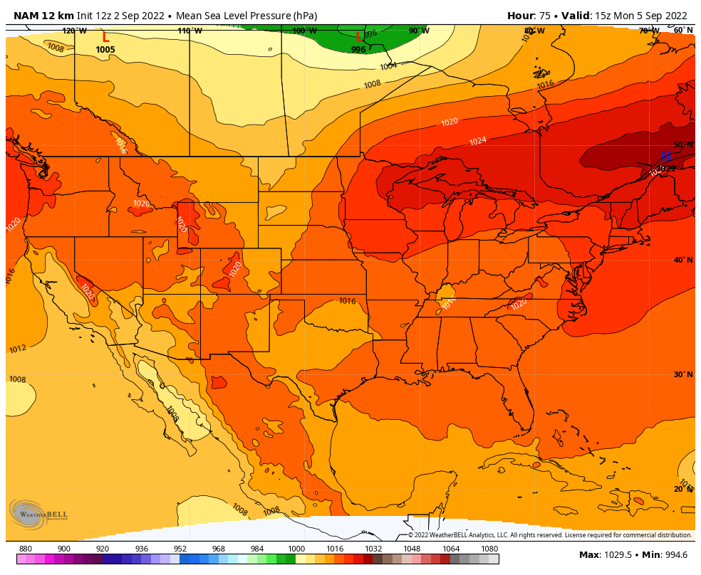 Scorching start to September.