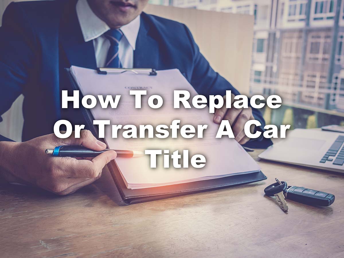 replace or transfer car title