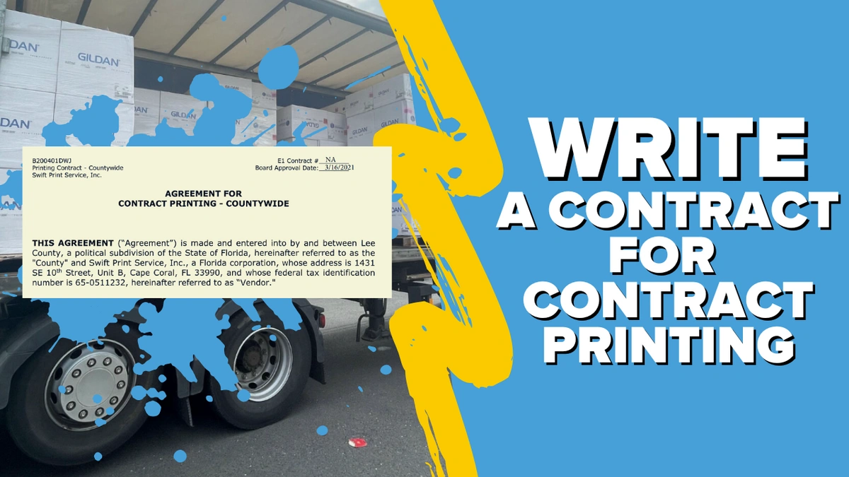 How To Write A Contract For Contract Printing - Printavo