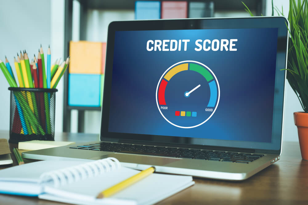 fixing your credit tips on laptop screen