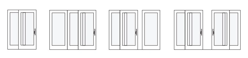 Sliding French Door configurations