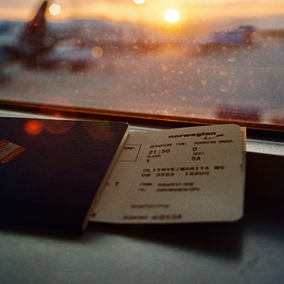 Boarding pass.