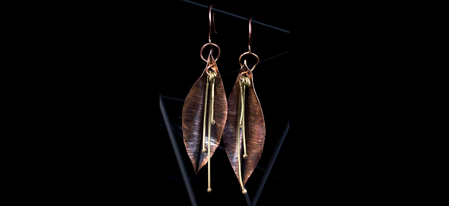 Use metalsmithing stakes in your jewelry making for fold forming techniques. This tutorial shows how to make leaf earrings using these tools and skills.