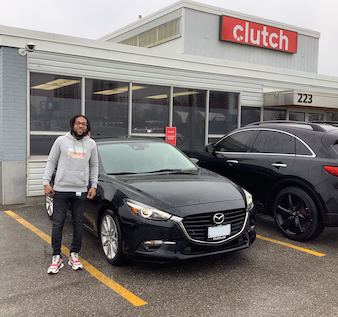 review author with their recently purchased car