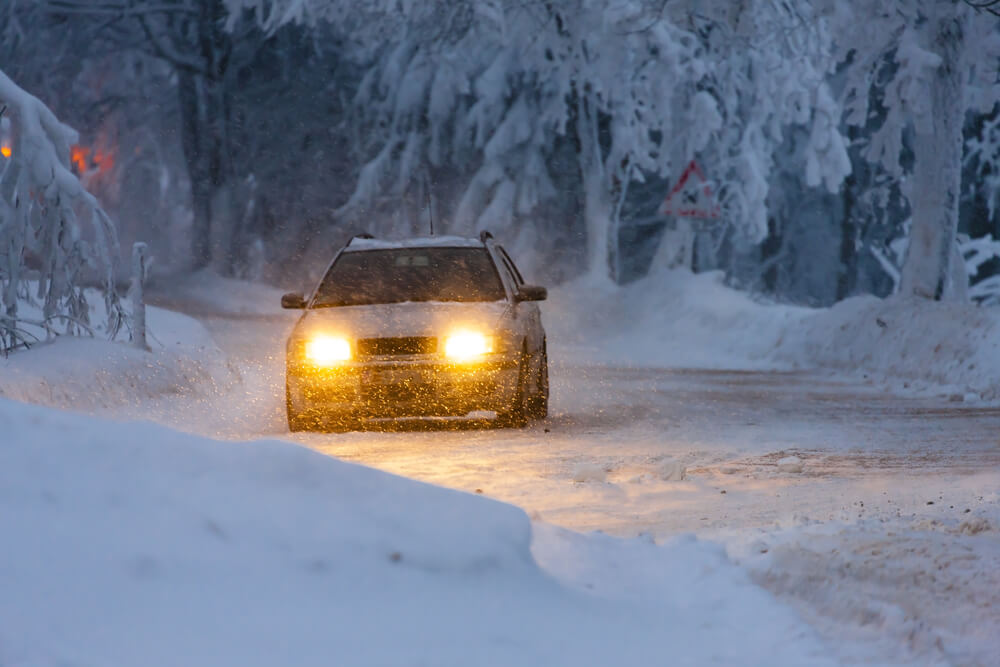 winter driving tips: keeping lights on
