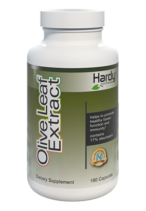 hardy nutritionals olive leaf extract for gut health microflora balance