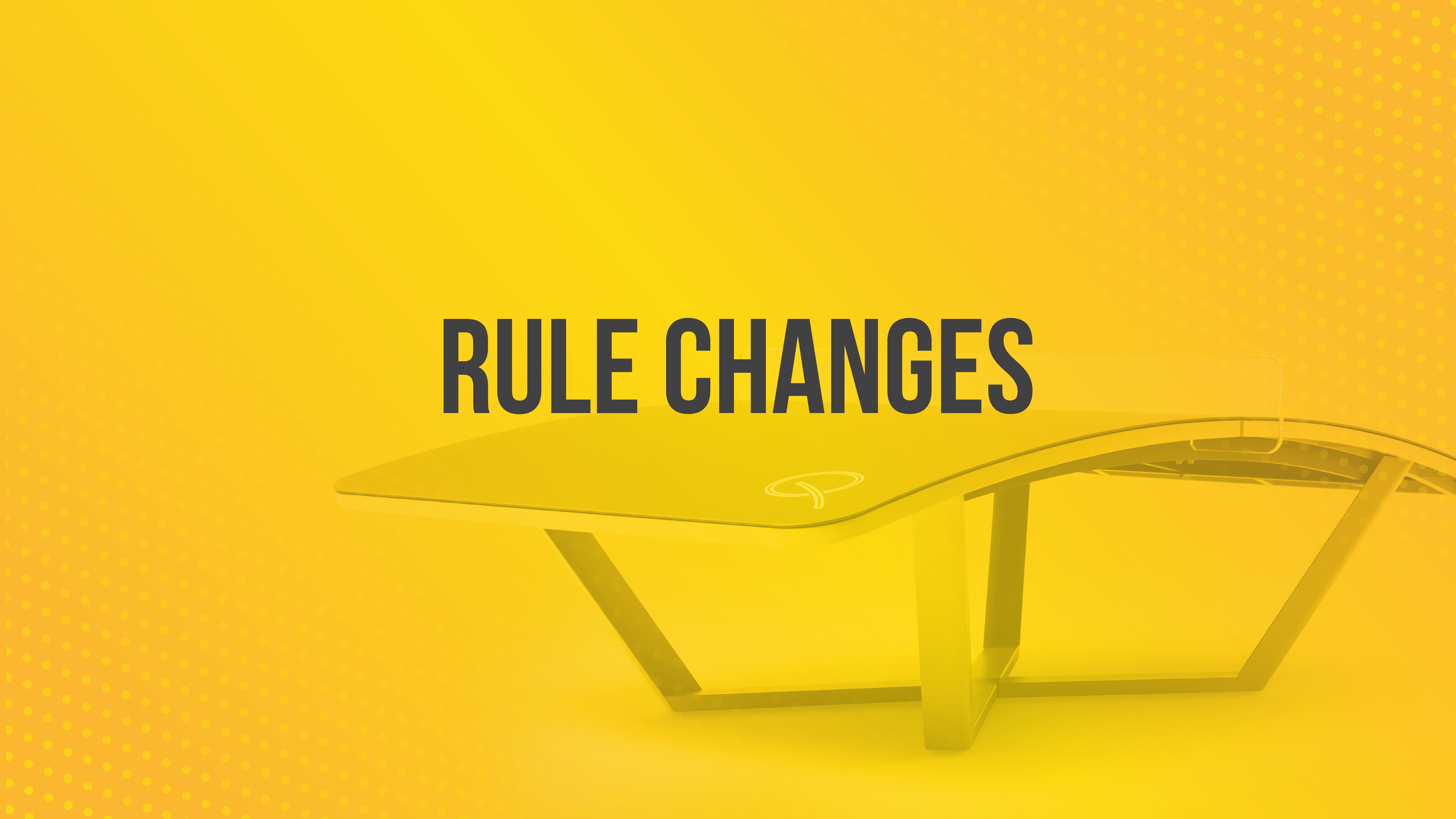 Changes in the Rules of the Game