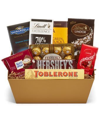Sample Chocolate Gift Basket