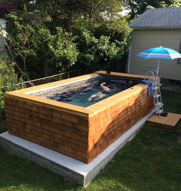 heated endless pool