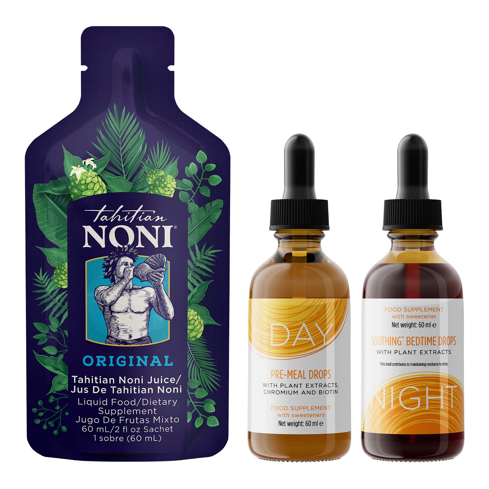 Partner.Co | Tahitian Noni® Sachets + Day & Night Drops