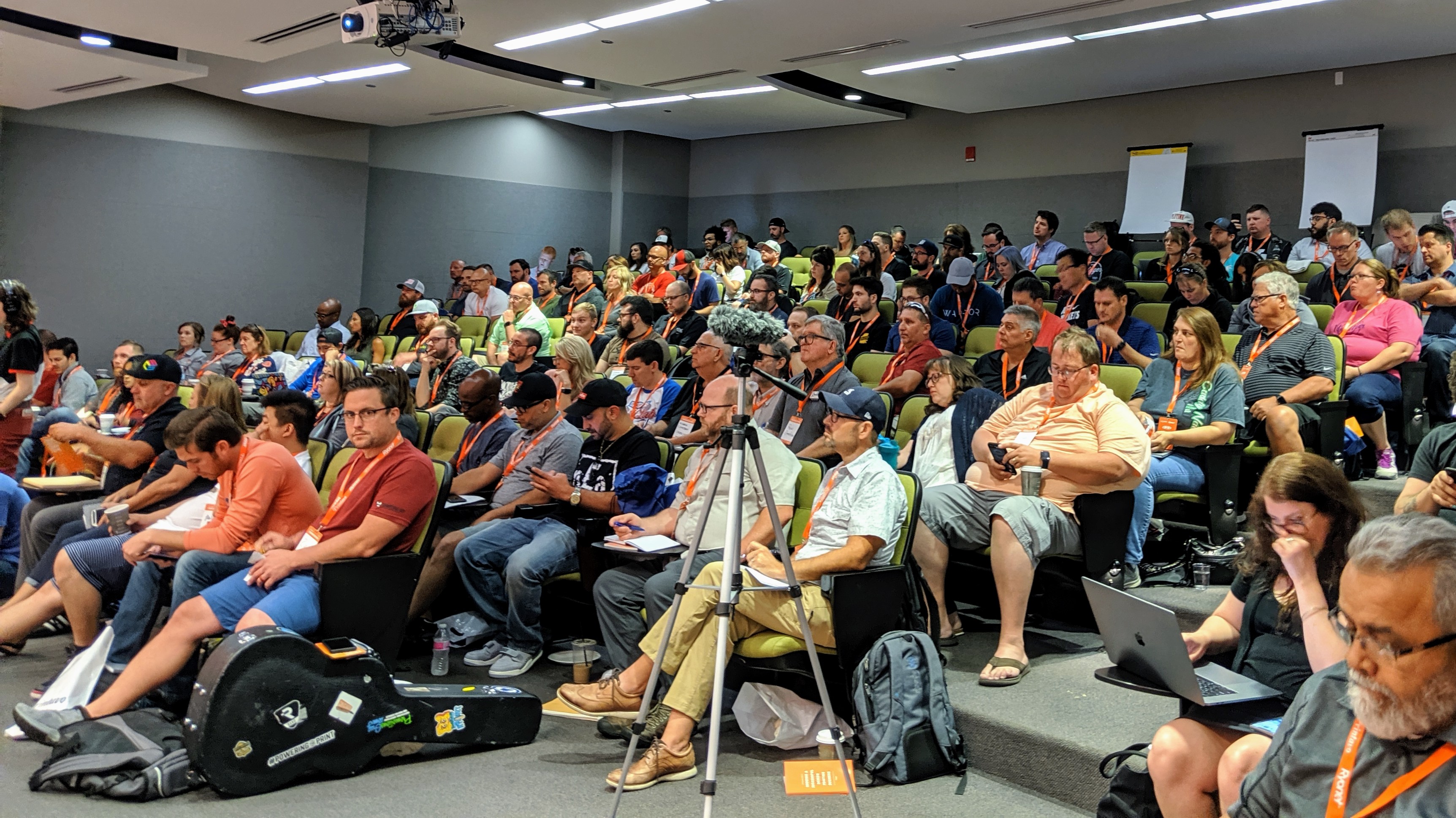 The audience at PrintHustlers Conf 2019