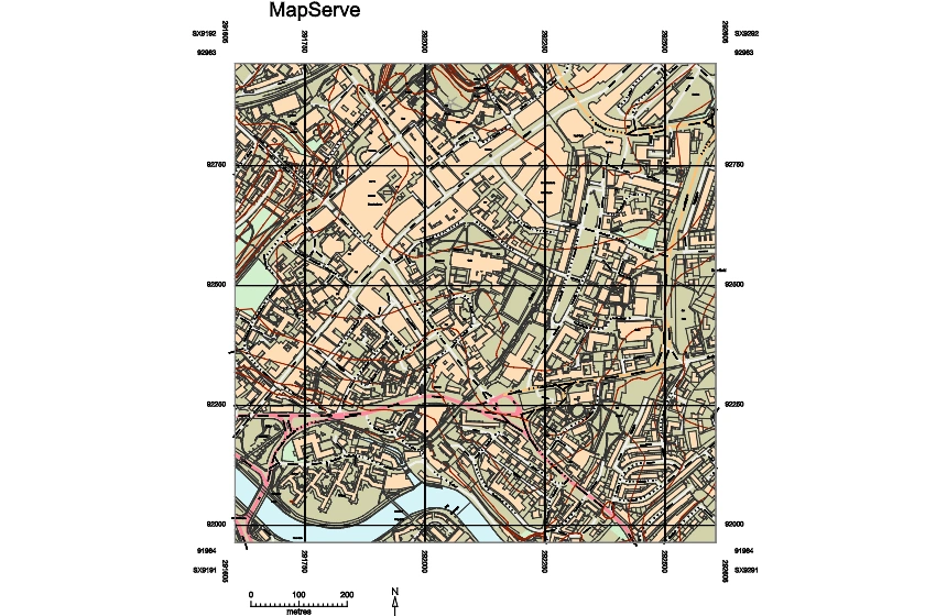 Dwg map sample