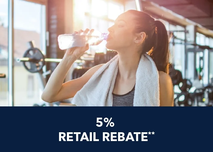5% RETAIL REBATE**