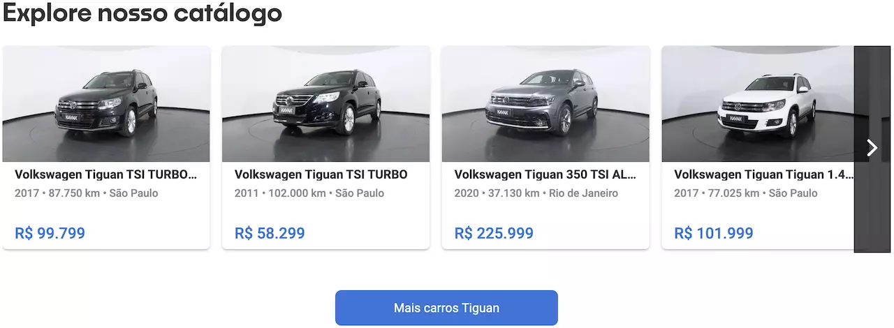 Tiguan preço