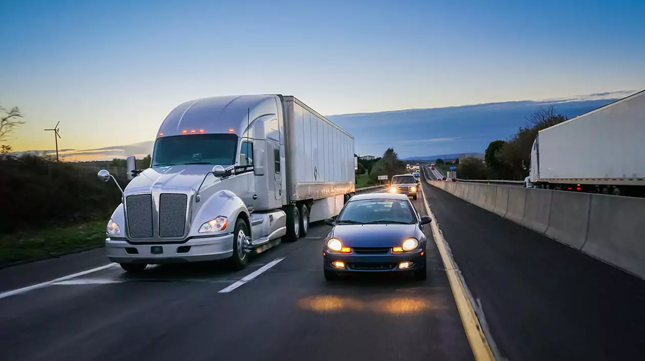 Semi Truck Blind Spots: 95% of Americans Can't Identify Them