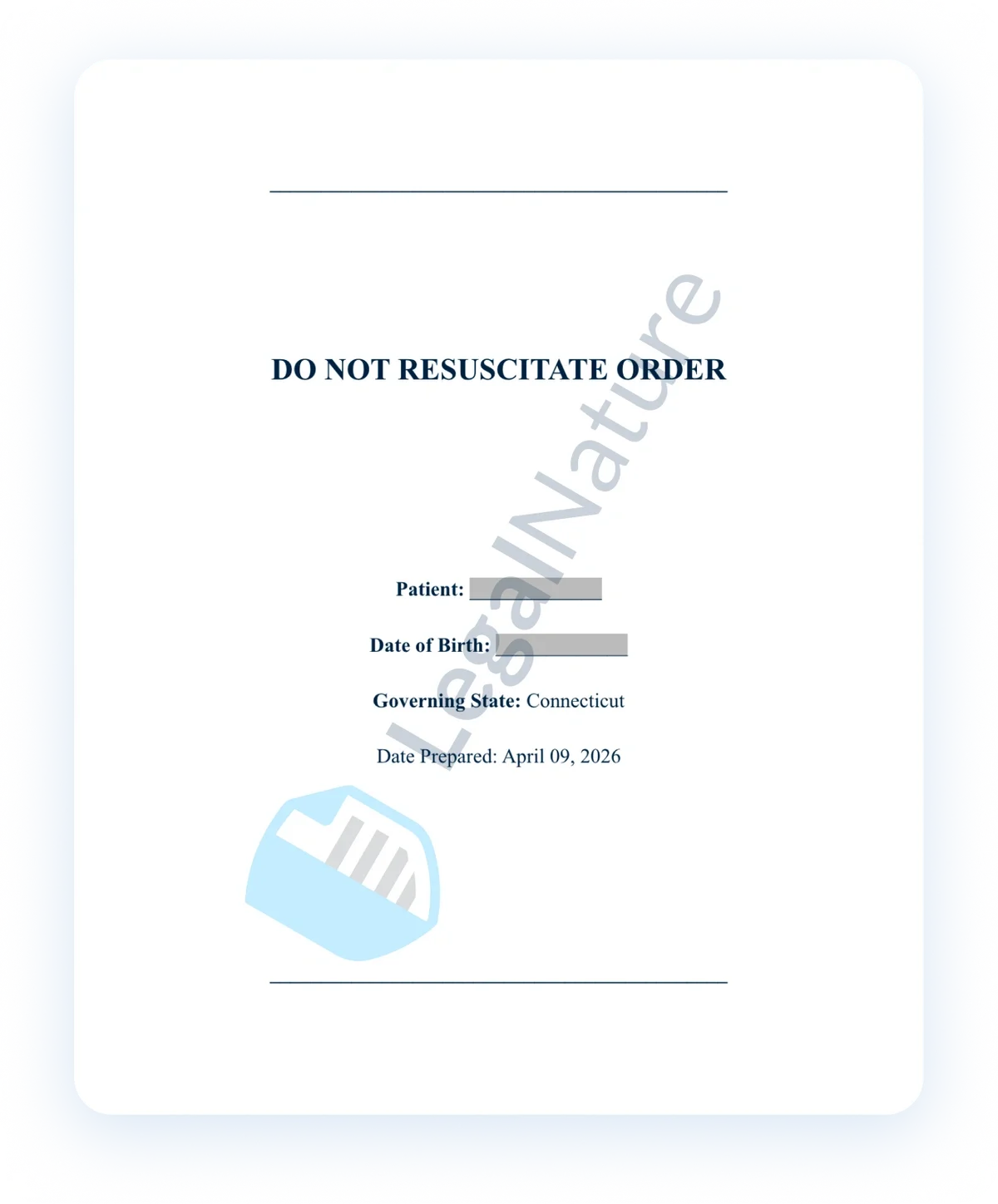 Do Not Resuscitate (DNR) Orderdocument preview