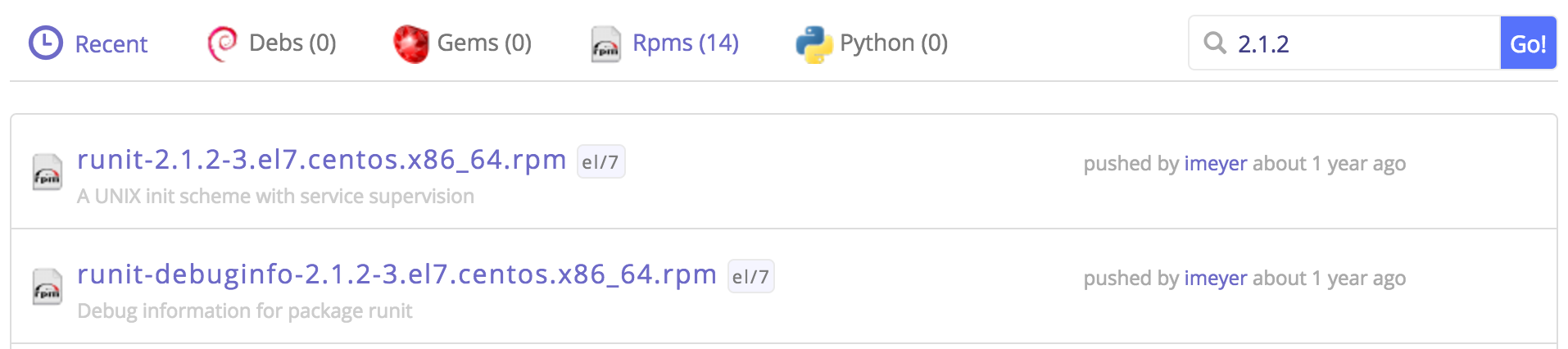 YUM RPM repository search