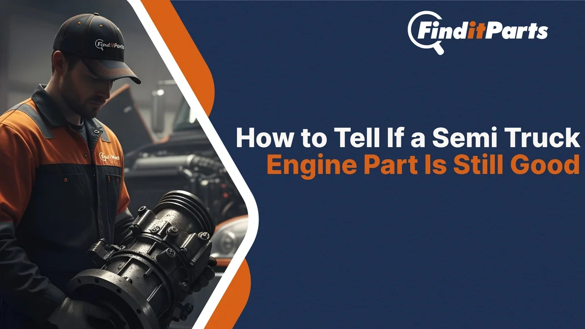 What Makes a Semi Truck Engine Part Worth Keeping