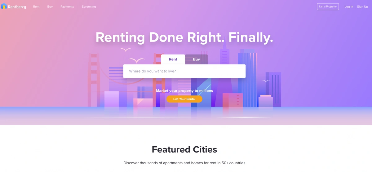 Long Term Rental Sites