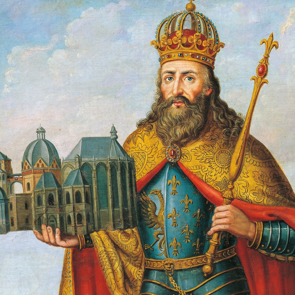 portrait of Charlemagne