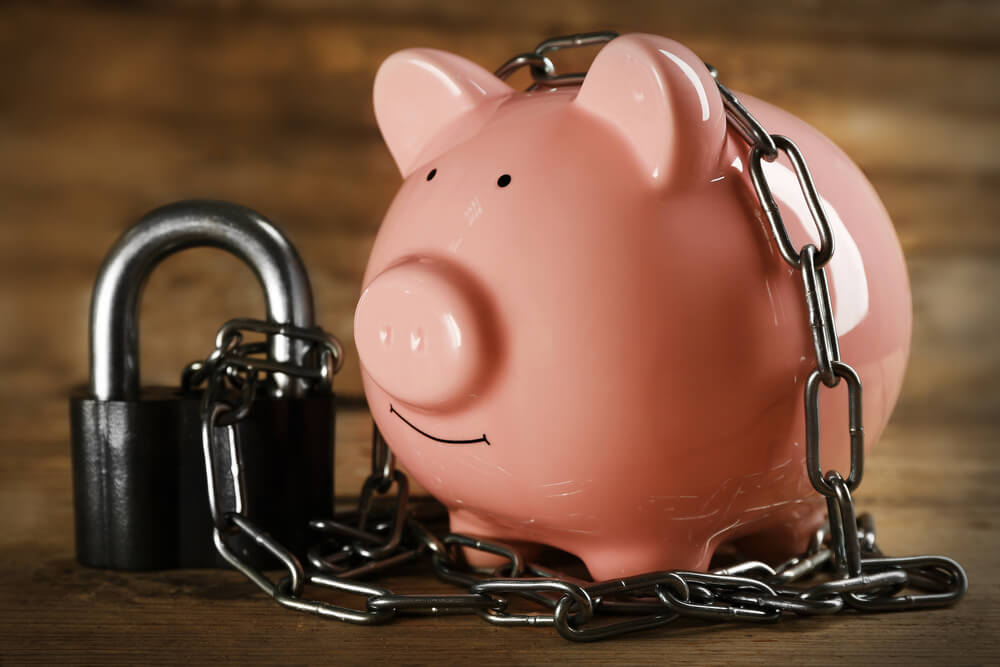 piggy bank representing financial security