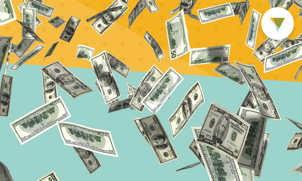 Raining money