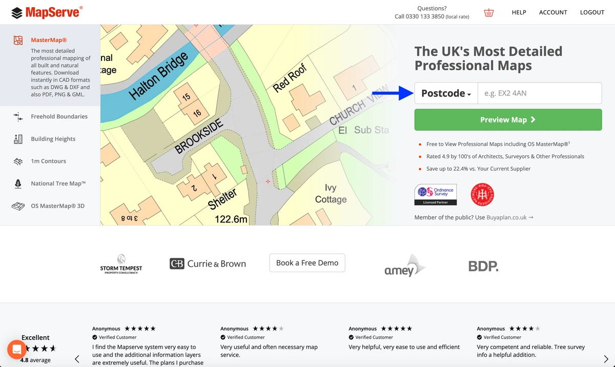 How Do I Order OS MasterMap? | MapServe®