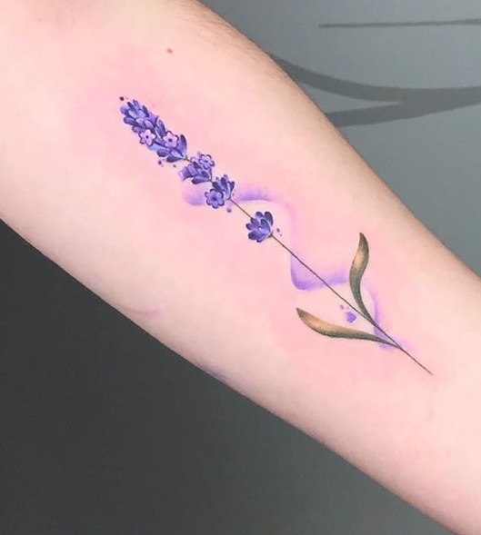 lavender tattoo