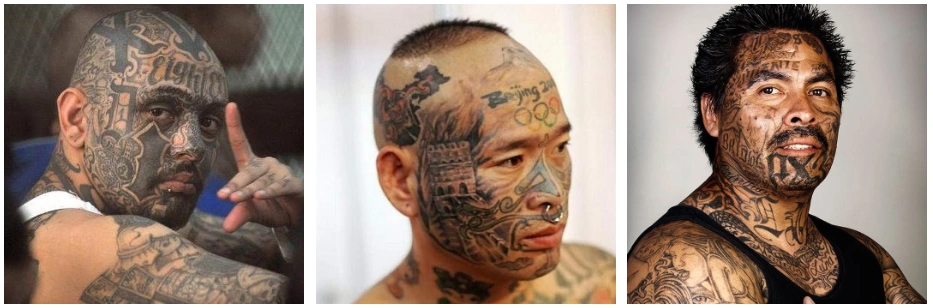 examples of gang mafia style tattoos
