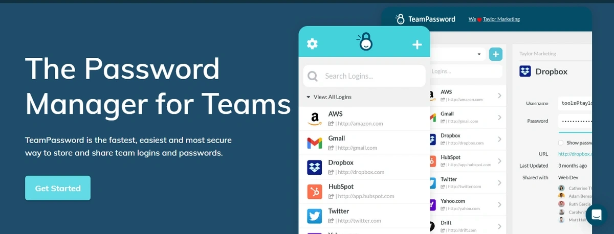 TeamPassword Homepage.webp