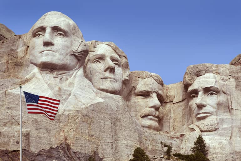 An image of Mount Rushmore
