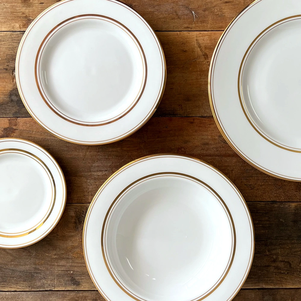 Shop Gold & Platinum Trimmed Dinnerware Sets