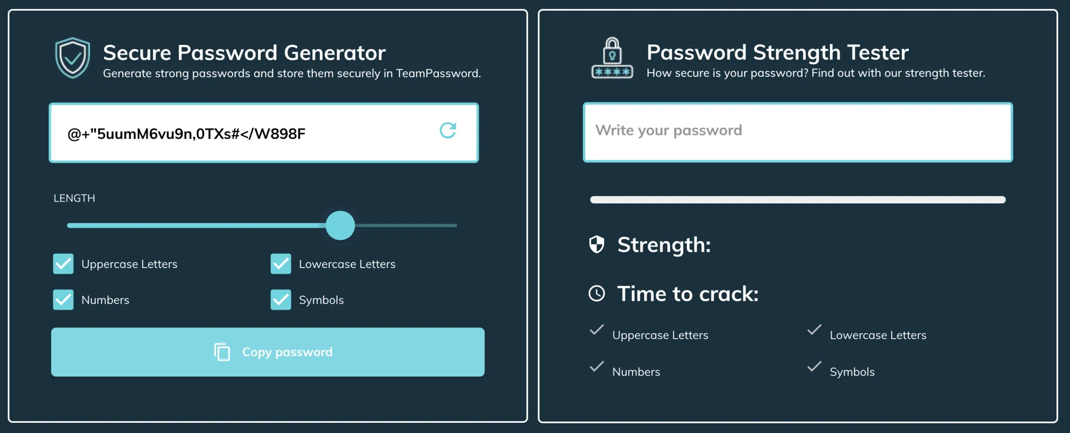 TeamPassword Password Generator.webp