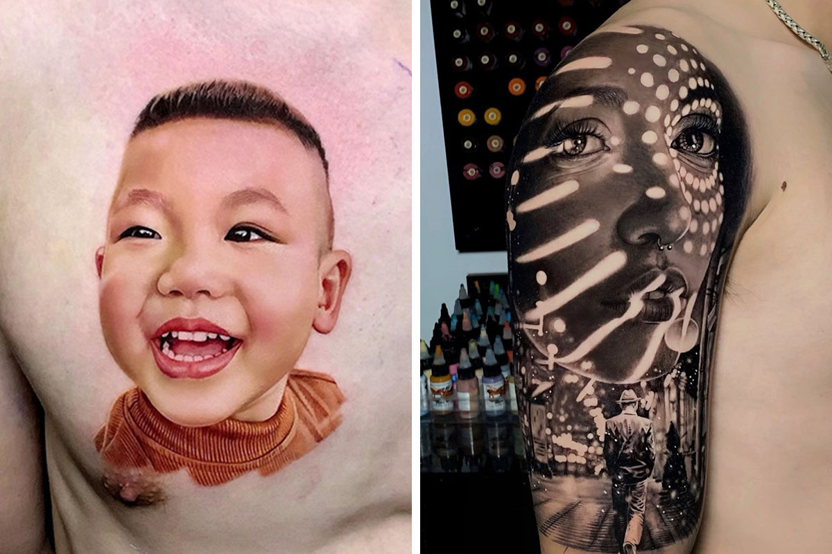 realism tattoos